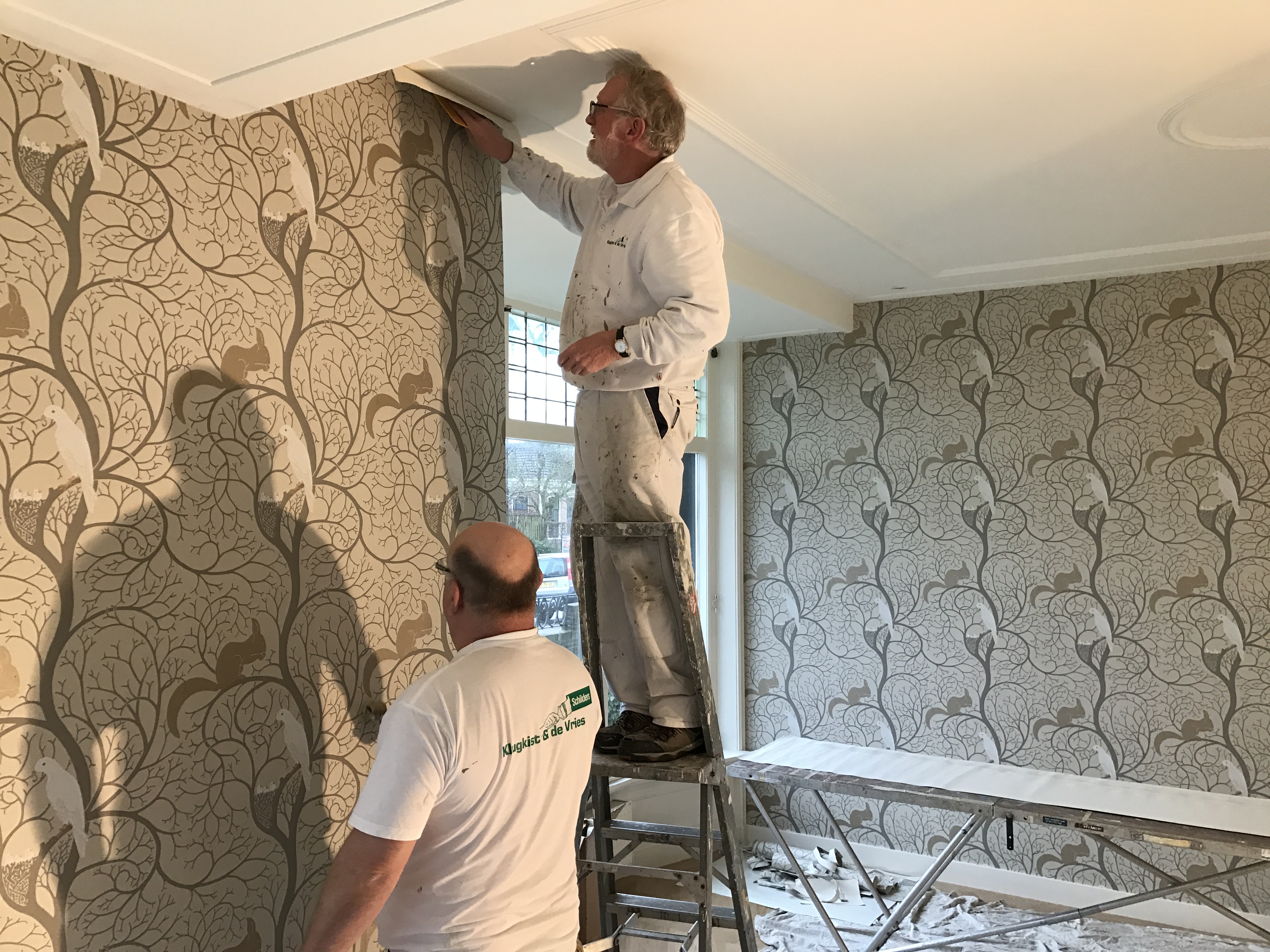 Behang als eyecatcher - Klugkist & de Vries