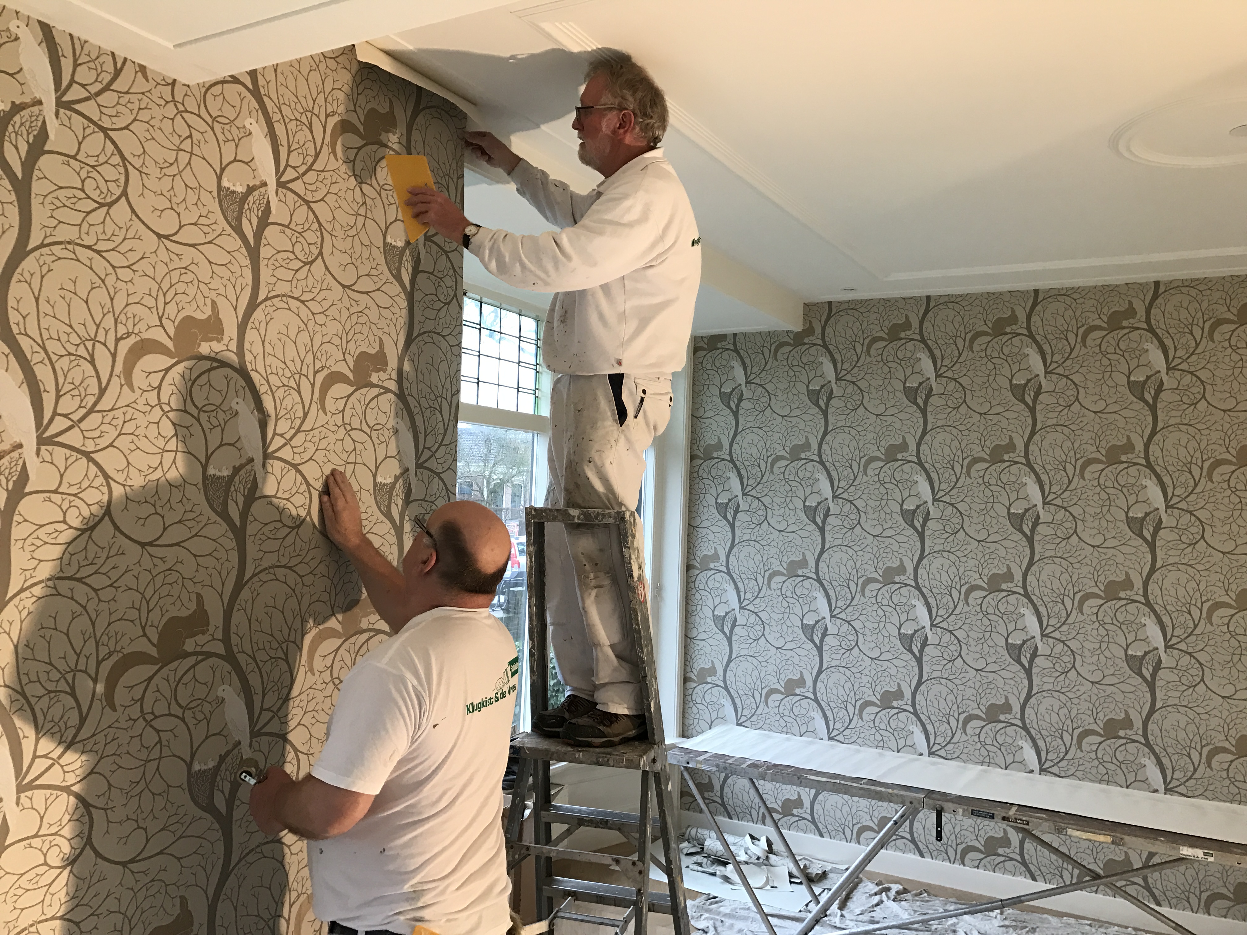 Behang als eyecatcher - Klugkist & de Vries